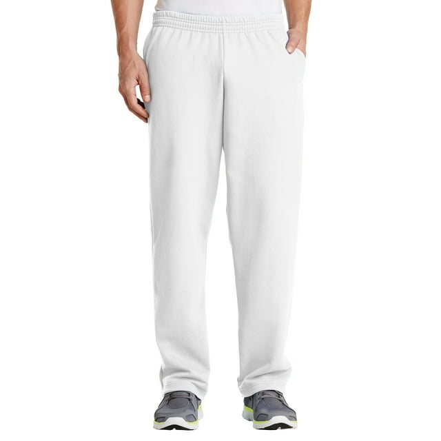Gravity Threads Fleece Sweatpants w/ Pockets - White -2X-Large