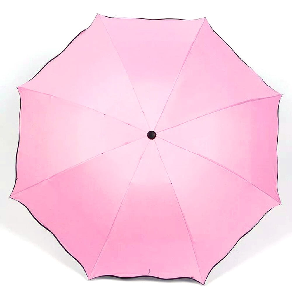 Windproof UV Protection Flower Design Folding Umbrella