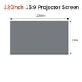thumbnail image 2 of Écran de Projecteur Pliable HD Réfléchissant à Haute Luminosité 16:9 Rideau de Projecteur pour la Maison, 2 of 6