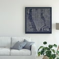 thumbnail image 3 of Trademark Fine Art 'Blueprint Map New York Square' Canvas Art by Sue Schlabach, 3 of 4