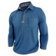 thumbnail image 4 of Blusa y camisa de manga larga con cuello vuelto para hombre, informal, a la moda, de color liso, transpirable, de manga larga, con cuello vuelto, de poliéster., 4 of 5