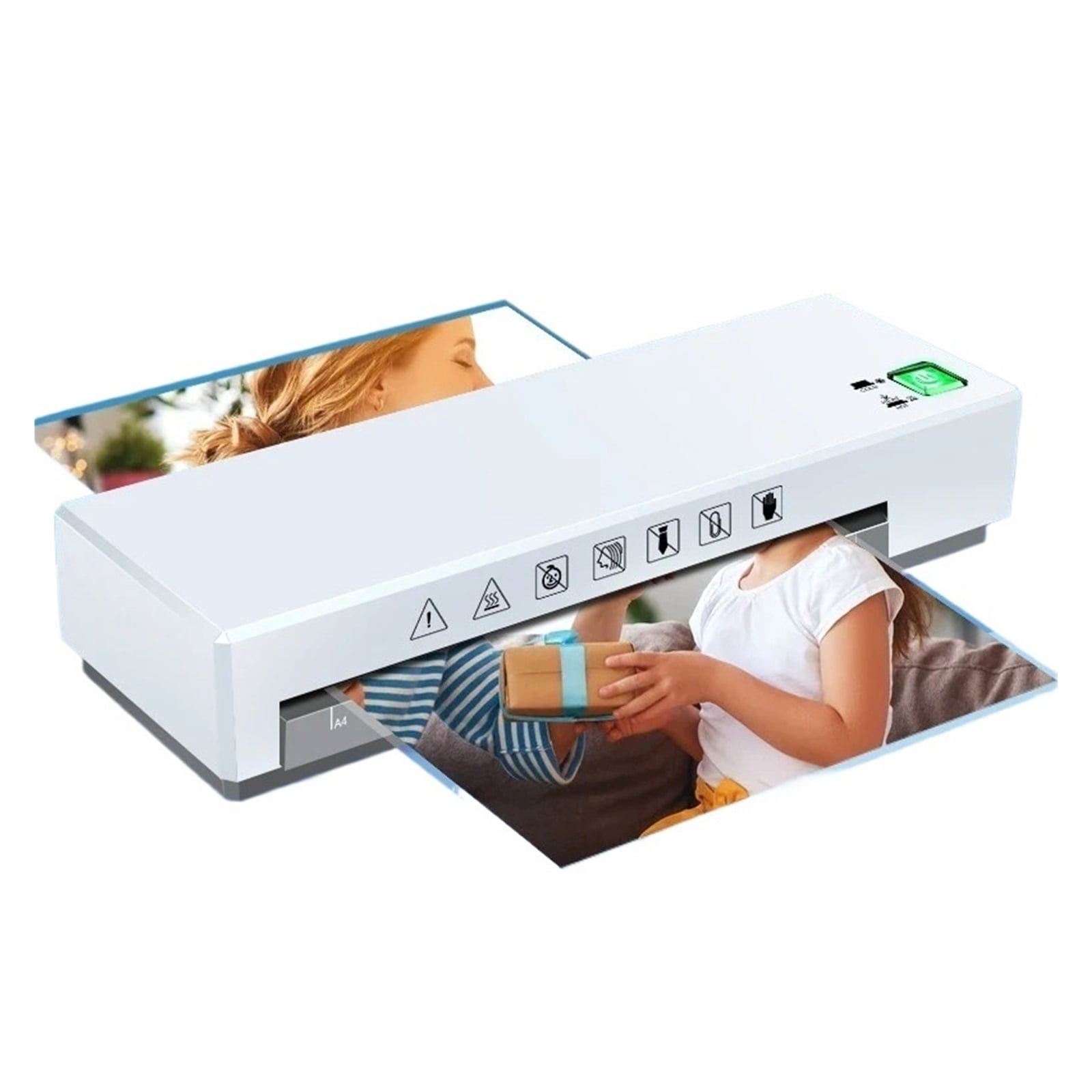 A4 Hot/cool Laminator Laminating Machine For Document Photo Blister Packaging Plastic Film Roll Laminator Free Plastic Film