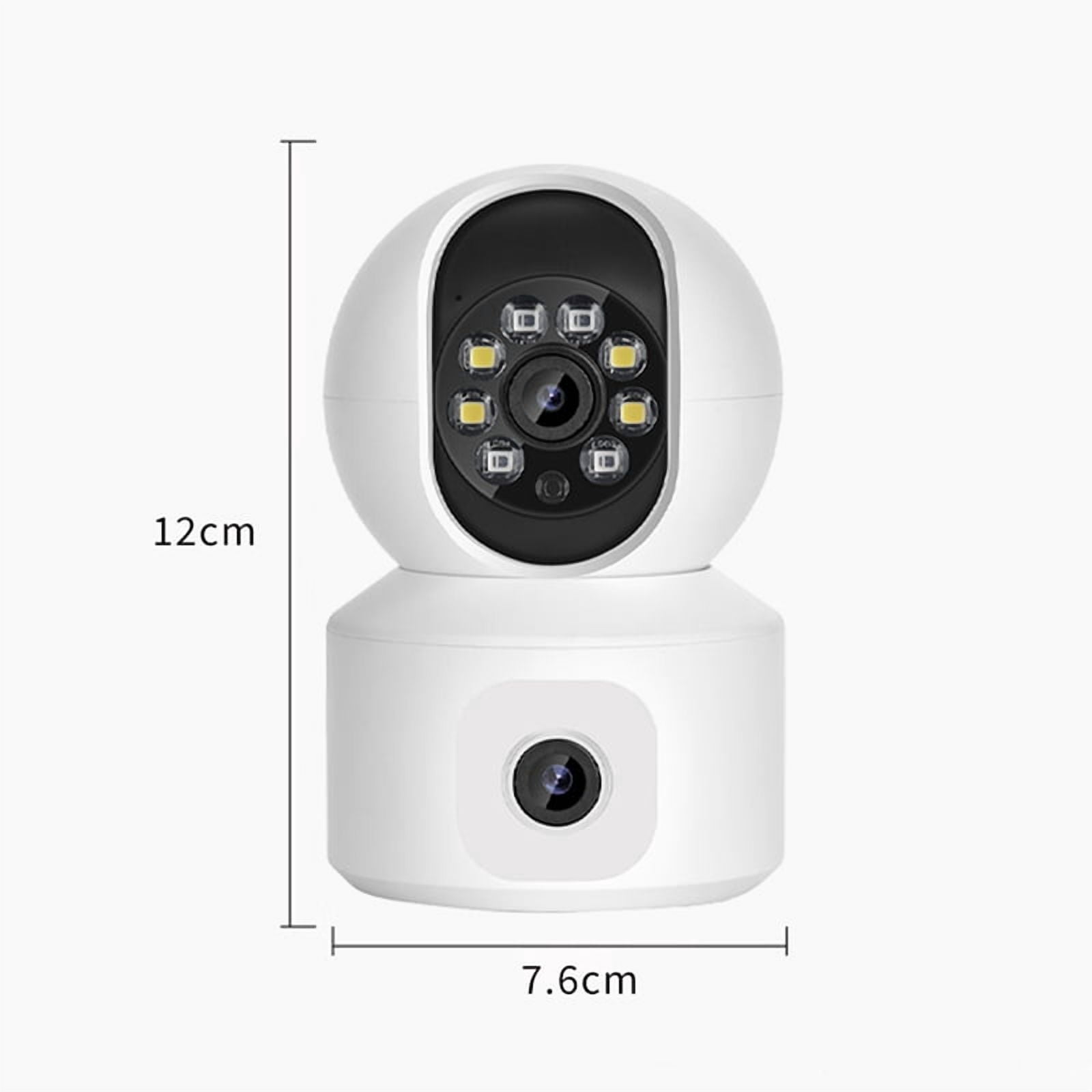 8MP WiFi IP Camera Dual Lens Baby Monitor Color Night Vision Human Automatic Tracking Video Smart Home