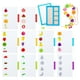 thumbnail image 4 of Juego de combinación de madera, de cordones, tablero de dibujo con bloques, juegos de combinación funcional, para regalo de viaje Fruta Hugo rompecabezas a juego, 4 of 9