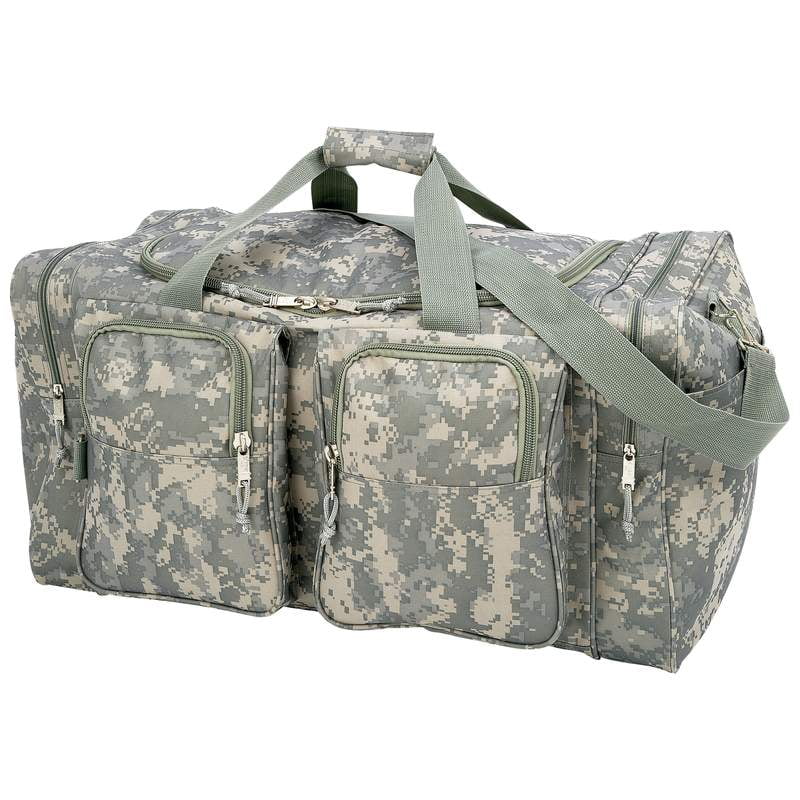 Heavy Duty 26" Multi Pocket Tactical MOLLE Sports Duffel Bag Water Resistant 