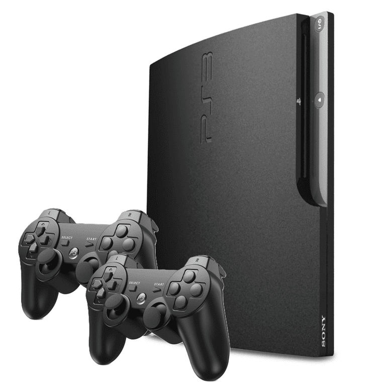 Restored Sony Playstation 3 PS3 Console Slim 160GB Black with 2