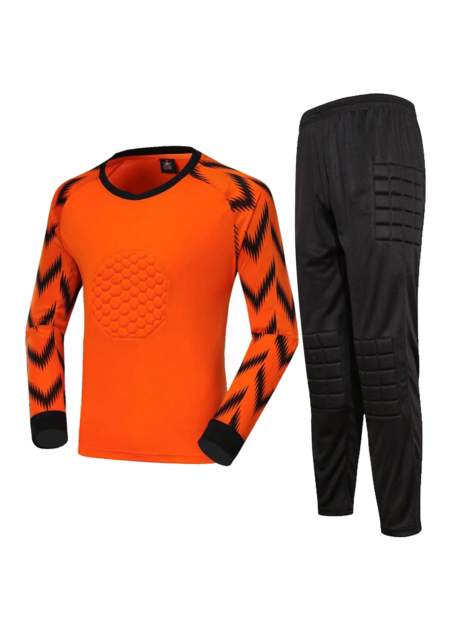 iiniim Boy's Football Soccer Goalie Outfit Goalkeeper Foam Padded