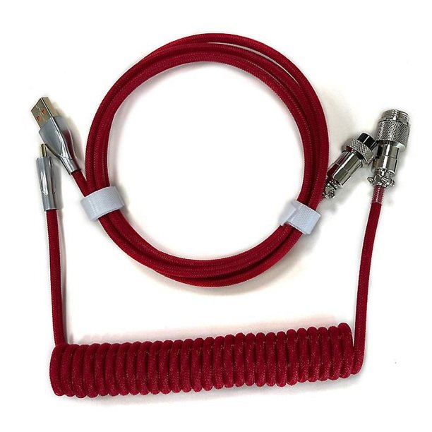 Cable USB C Cable trenzado Cable de teclado mecánico 60 pulgadas para hombres y mujeres