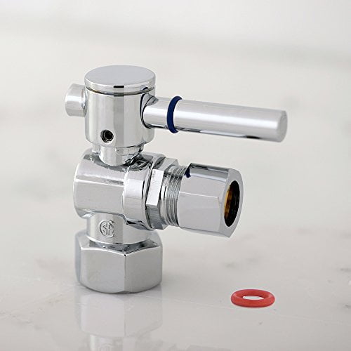 Robinet CC44401DL 1/2" IPS, 1/2" O.D. Vanne d'Angle de Compression, Chromé