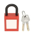 thumbnail image 3 of Candado de seguridad con grillete de nailon, cerradura de bloqueo y etiquetado de 25mm con llaves para equipos industriales, 3 of 5