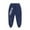 Blue, variant on CSCHome 3-12Y Toddler Boys down Snow Pants Kids Girls Windproof Lightweight Elastic Waist Trousers Winter Warm down Pants