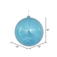 thumbnail image 2 of Vickerman 10" Turquoise Brillant Boule de Mercure Ornement., 2 of 2