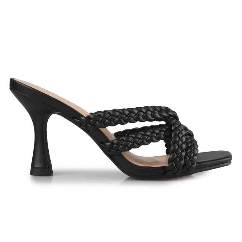 Women's Strap In Braided High Heel Sandals