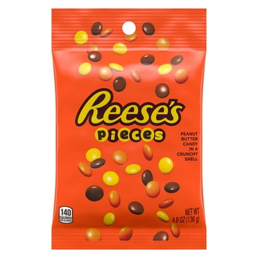Reese's Pieces Peanut Butter in a Crunchy Shell Candy, Bag 4.8 oz