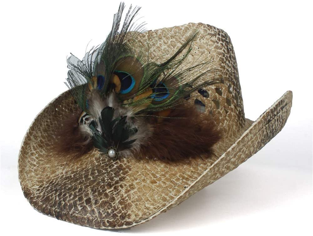 peacock cowboy hat