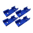 thumbnail image 2 of 4 piezas de carpintería t pistas de aluminio aleación t pistas profesionales resistentes tlot Azul, 2 of 8