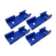 thumbnail image 2 of 4 piezas de ranuras de intersección para rieles en T para carpintería con orificios de montaje pretaladrados Azul, 2 of 9