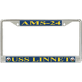 thumbnail image 1 of USS Linnet AMS-24 License Plate Frame, 1 of 1