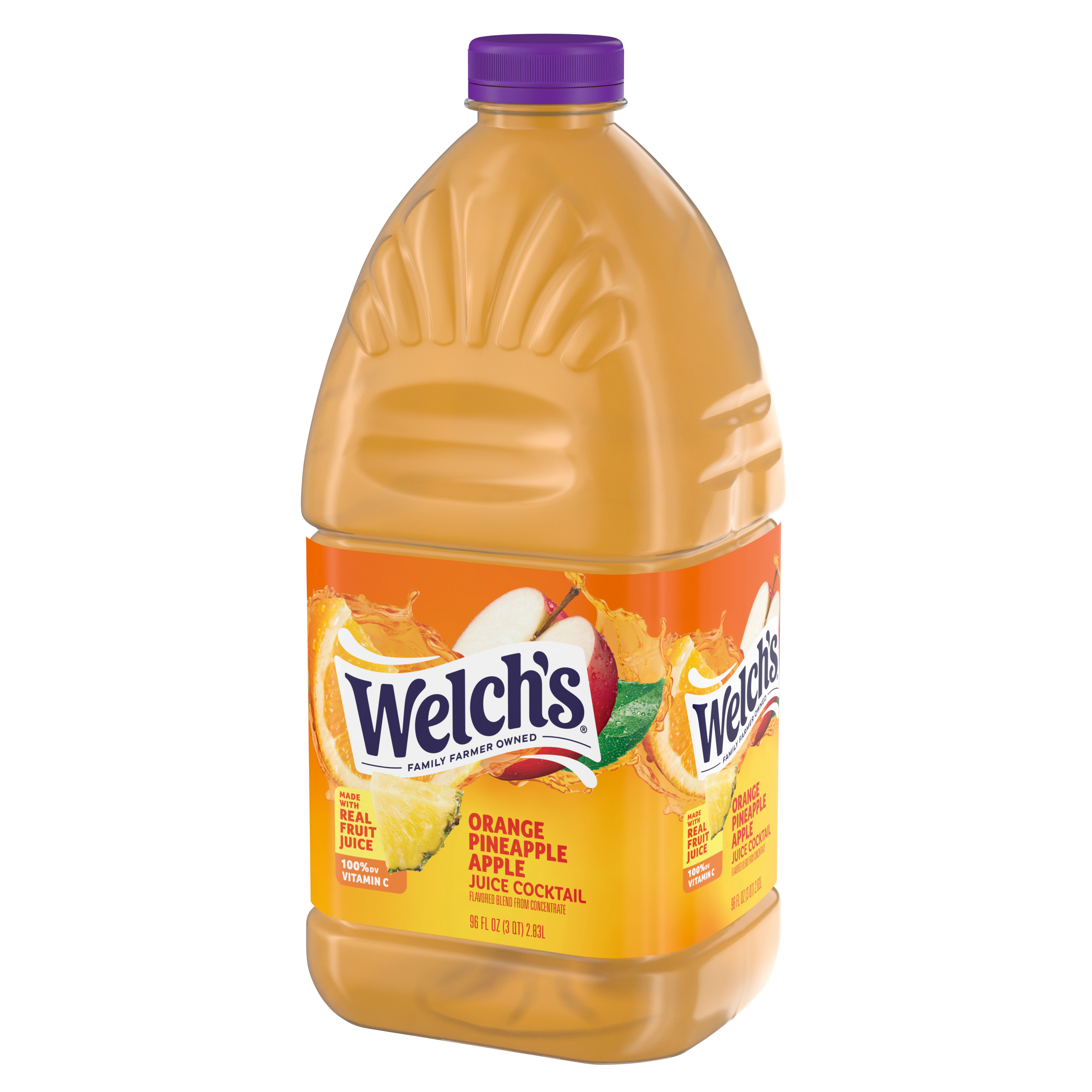 Welch's Orange Pineapple Apple Juice Cocktail, 96 fl oz Bottle - image 2 of 8