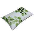 thumbnail image 3 of Balery Watercolor Green Leaves Bedding Queen Pillow Cases - Envelope Closure - Soft Brushed Microfiber Fabric - Shrinkage and Fade Resistant Pillow Cases-20"x30", 3 of 9