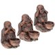 thumbnail image 3 of 3 Pcs Buddha Statue Candlestick, 3 of 3