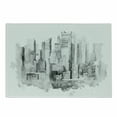 thumbnail image 1 of NYC Scene Cutting Board, Watercolor Interpretation of New York Cityscape United States, Decorative Tempered Glass Cutting and Serving Board, in 3 Sizes, by Ambesonne, 1 of 2