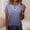 #0015-Navy, variant on Short Sleeve Tops for Women V Neck Criss Cross Front Floral Pattern Tees Daily Relaxed Fit Blouses Gift