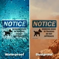thumbnail image 5 of (2 Pack) Working Dogs In Training Do Sign, 5 of 7