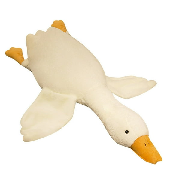 Weighted Stuffed Animals Weighted Goose Stuffed Animal – Giant Goose Weighted Duck Stuffed Animal Super Soft Oversized Hugging Pillow(B)