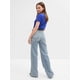 thumbnail image 2 of Jeans GAP tiro alto pierna ancha lavado claro largo 28, 2 of 4