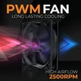 thumbnail image 2 of AAAwave 120mm Double ball bearing PWM Daisy Chain Powerful Cooling Fan, 2 of 6