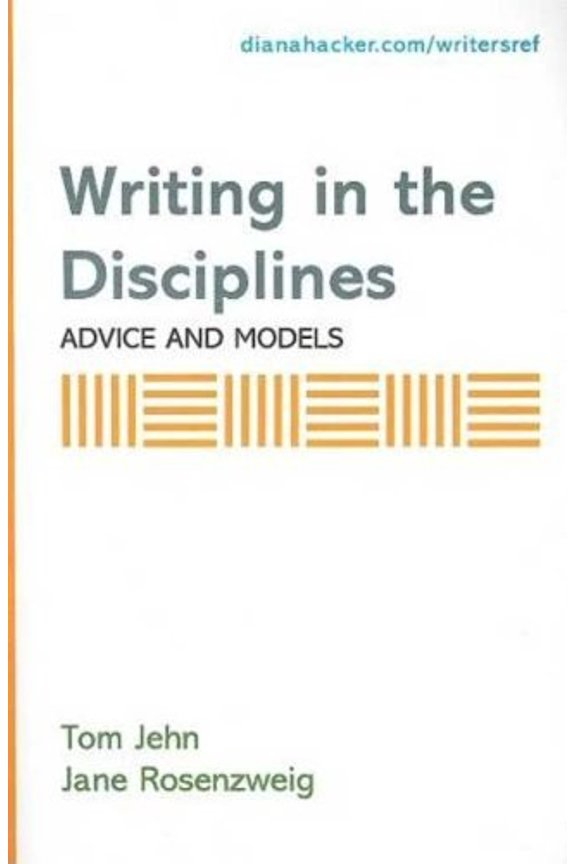 Pre-Owned Writing in the Disciplines: Advice and Models: A Supplement to Accompany A Writer's Reference (Paperback) 0312452640 9780312452643