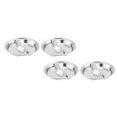 thumbnail image 4 of 4 Pcs Assiettes à Épices Rondes en Acier Inoxydable pour la Maison, 4 of 6