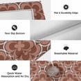thumbnail image 6 of Brown Boho Outdoor Rug for Patio/Deck/Porch, Non-Slip Large Area Rug 6 x 9 Ft, Retro Farmhouse Abstract Floral Motifs Indoor Outdoor Rugs Washable Area Rugs, Reversible Camping Rug Carpet Runner, 6 of 8