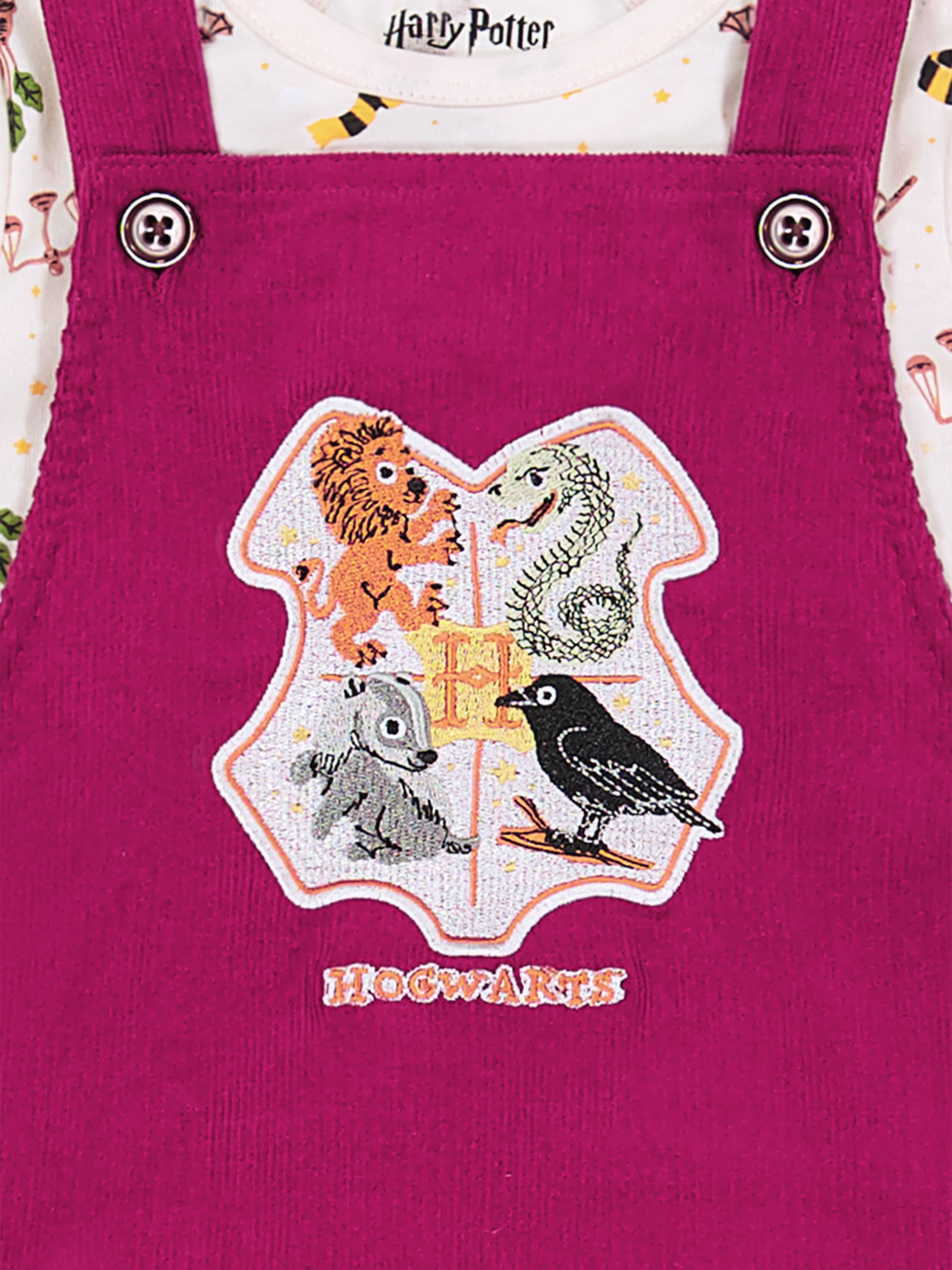 Harry Potter Baby Boy 2 Piece Corduroy Overall Set, Sizes 0-24 Months