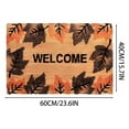 thumbnail image 2 of Christmas Clearance! VWRXBZ Welcome Doormat in Summer 23.6x15.7 Inches, Outdoor Welcome Home Front Porch Carpet, Bedroom Entrance Courtyard Decorat, 2 of 5