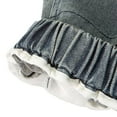 thumbnail image 3 of Generic Boy's Pull On Jeans Cute Star Baggy Denim Pants Elastic Waist Wide Leg Jeans for Teen Straight Pattern Distressed Uniform, 3 of 4