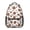 Football Icon White, variant on Football Icon White Pattern Backpack for School, Cute School Bag with Adjustable Shoulder Straps and Padded Back, 15.3"x11"x6.7"