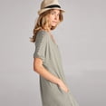 thumbnail image 5 of Classic Pinstripe Maxi Dress, 5 of 9