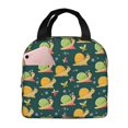thumbnail image 1 of Easygdp Snails And Butterfies Bolsa Térmica Premium - Tela Oxford Impermeable, Gran Capacidad, Bolsillo Frontal, Unisex para Trabajo, Escuela, Actividades al Aire Libre y Picnics, 1 of 8