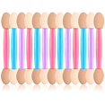 thumbnail image 2 of Eyeshadow Applicators,MORGLES 50Pcs Disposable Eyeshadow Brushes Dual Sides Eye Shadow Sponge Applicators (Pink,Purple,Blue), 2 of 4