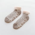 thumbnail image 1 of Dyfzdhu Women Winter Thickened Plush Lined Socks Nonslip Solid Color Thermal Tube Socks, 1 of 3