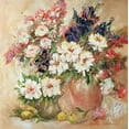 thumbnail image 2 of Schottler, Katharina 15x15 Black Ornate Wood Framed with Double Matting Museum Art Print Titled - Bouqette classico II, 2 of 4