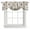 White, variant on White Chicken Rustic Tie Up Valance Curtains for Windows, Kitchen Curtains Window Shades, Vintage Floral Oil Painting Light Filtering Roman Curtain Valances for Bedroom/Bathroom/Cafe 42"x18"