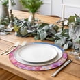 thumbnail image 2 of Round 13 Inch Placemats Set of 2, HeatResistant Non Slip Place Mats for Dining Table, Wipeable Braided Kitchen Table Mats for Housewarming, 2 of 9