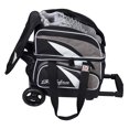 thumbnail image 4 of Kr Strikeforce Sac de Quilles à Roulettes Simple Cruiser avec Compartiment Supérieur pour Chaussures et Compartiment d'Accessoires Latéraux (Pierre/blanc/noir), 4 of 4