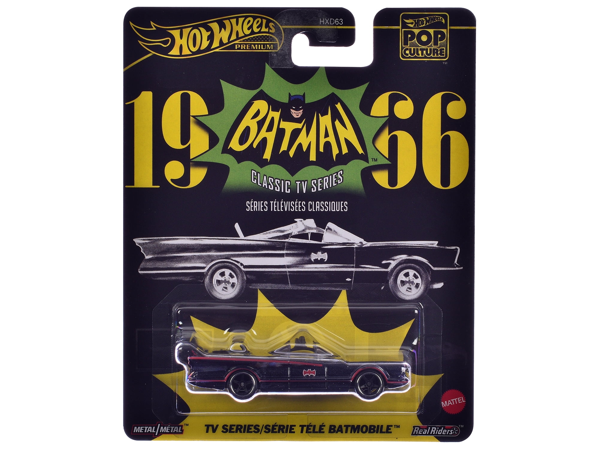 "Pop Culture 2025" 5 piece Set M "Premium Series" Die Cast Model Cars by Hot Wheels