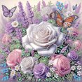thumbnail image 1 of 5D DIY Con Forma Especial Parcial Mariposa Rosa 30x30cm, 1 of 9