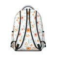 thumbnail image 3 of Pioneer Flower Floral Print Pattern Backpack for School, Cute School Bag with Adjustable Shoulder Straps and Padded Back, 15.3"x11"x7.1", 3 of 5