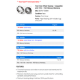 thumbnail image 2 of Front Inner Wheel Bearing - Compatible with 1955 - 1969 Mercury Monterey - National, 2 of 2